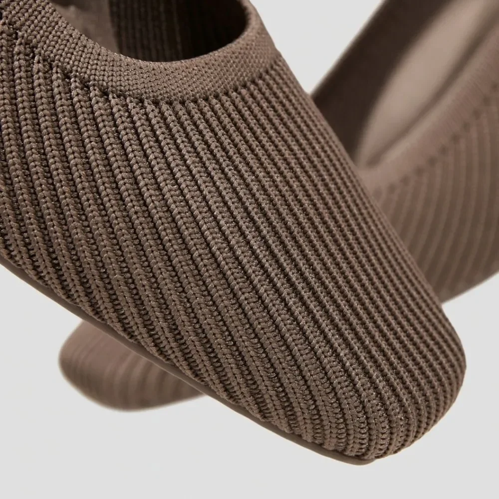 Vivaia Margot Wedge Pro Square Toe Wedge Heels Espresso Size 39.5 US 8.5